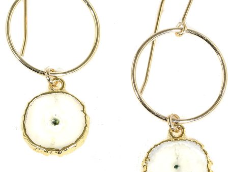 AMY JOY JEWELRY - CIRCLE MILAN SOLAR EARRINGS Sale