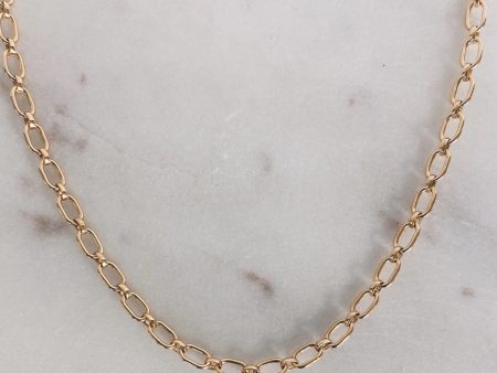 MAC & RY JEWELRY - SHORT & LONG OVAL LINK CHAIN For Sale