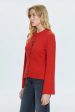 PISTOLA - DANI CINCHED WAIST CARDIGAN ROUGE Online now