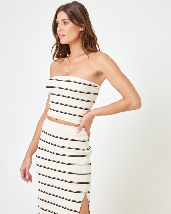 LSPACE - AMALFI SKIRT MYKONOS STRIPE on Sale