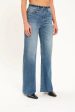 DAZE - FAR OUT HIGH RISE WIDE LEG JEAN STUNNER Sale