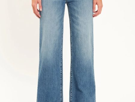 DAZE - FAR OUT HIGH RISE WIDE LEG JEAN STUNNER Sale