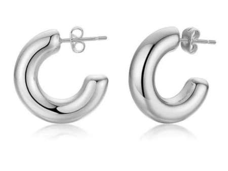 SAHIRA JEWELRY DESIGN - CHLOE MINI HOOP SILVER For Discount