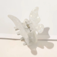 SUMMER BUNS - WHITE BUTTERFLY HAIR CLIP For Discount