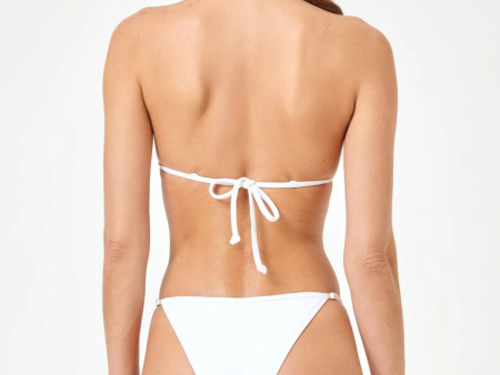 LSPACE - RIBBED REMI BIKINI BOTTOM WHITE Fashion