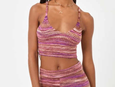 L*SPACE - DEMI TOP SUNDOWN SPACE DYE Online Sale