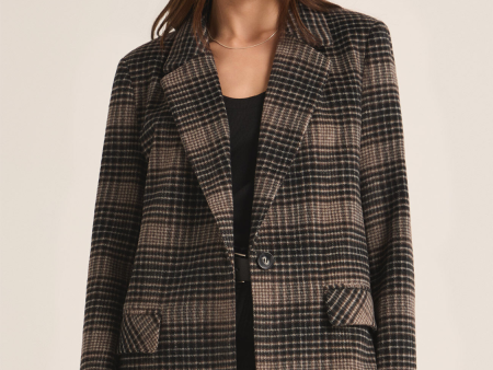 Z SUPPLY - KINGSTON RELAXED PLAID BLAZER For Cheap