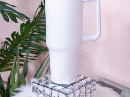 White Solid 40 Oz Tumbler - TBL048WH Online Hot Sale