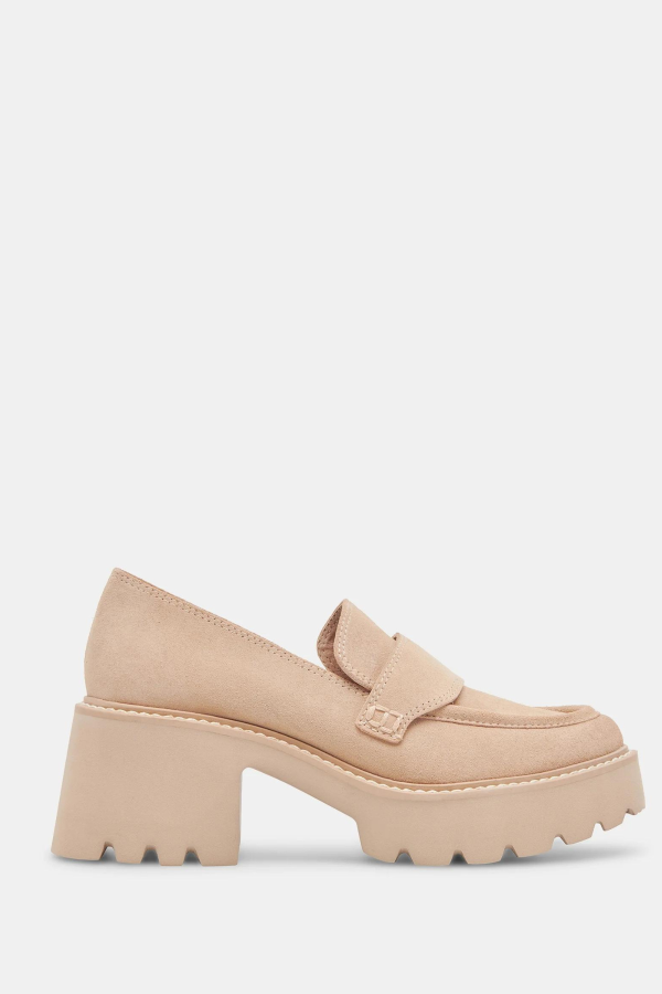 DOLCE VITA - HALONA LOAFERS DUNE SUEDE Supply