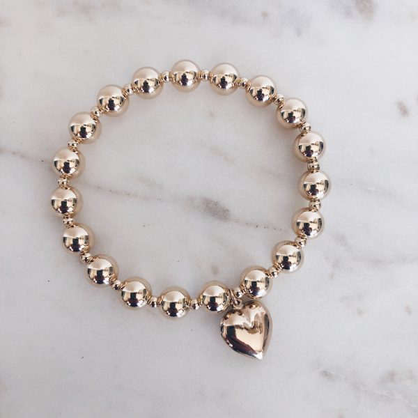 MAC & RY JEWELRY - HEARTBREAKER BEADED BRACELET Sale