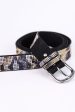 Black Printed Bling Belt - BLT1040BK Supply