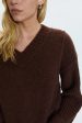 PISTOLA - JOY CROPPED BOXY SWEATER DARK ROAST Sale