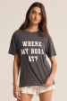 Z SUPPLY - MY BOOS BOYFRIEND TEE CHARCOAL HEATHER Fashion