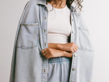 Z SUPPLY - ALL DAY KNIT DENIM JACKET Online