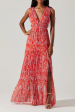 ASTR THE LABEL - PESCADERO PLEATED MAXI DRESS For Sale