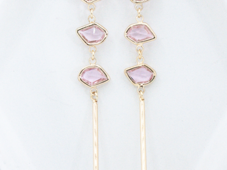 BUNGALOW BLONDE JEWLERY - BALI ALI GEMSTONE EARRINGS PRETTY IN PINK Online