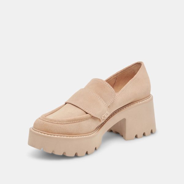 DOLCE VITA - HALONA LOAFERS DUNE SUEDE Supply