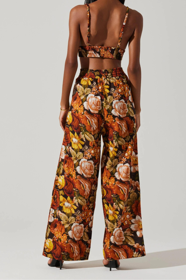 ASTR THE LABEL - FEMI FLORAL WIDE LEG PANT Online