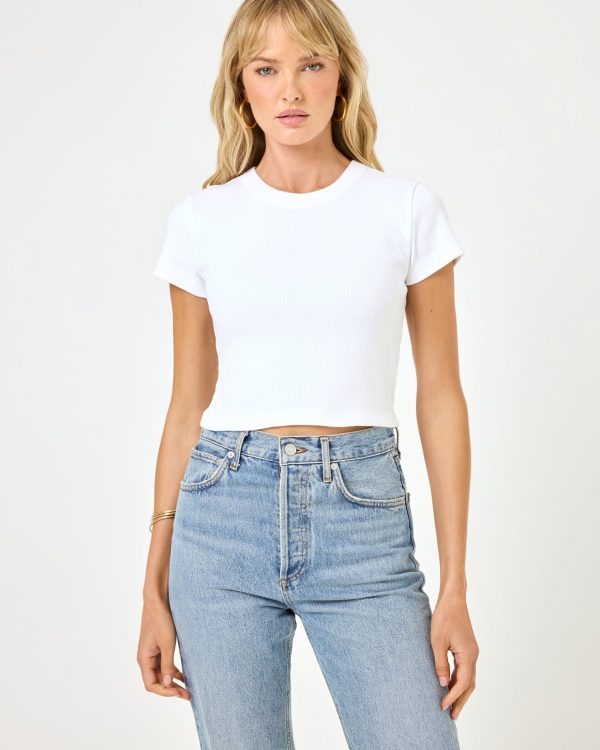 LSPACE - JULIA TEE WHITE Discount