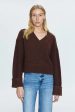 PISTOLA - JOY CROPPED BOXY SWEATER DARK ROAST Sale