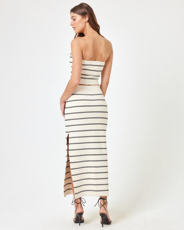 LSPACE - AMALFI SKIRT MYKONOS STRIPE on Sale