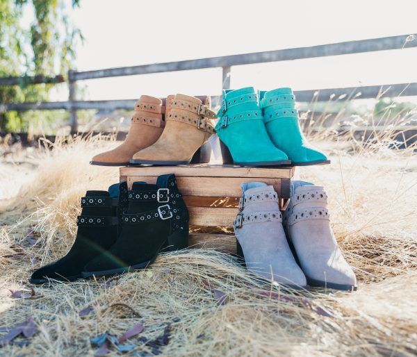 Elsa Leather Ankle Boot in Tan Hot on Sale