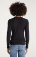 Z SUPPLY - SIRENA LONG SLEEVE TEE BLACK on Sale