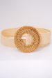 Ivory Tan Woven Regular Belt - BLT1281IV Sale