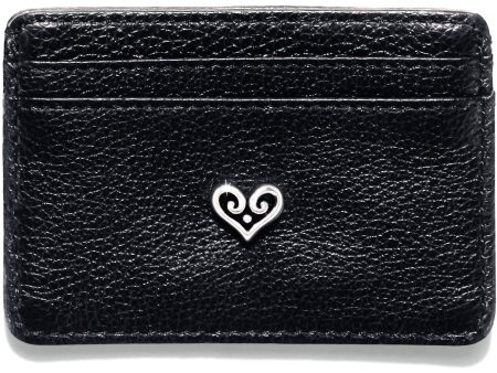 [Brighton] B WIshes Card Case-Black Hot on Sale