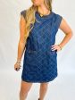 In Stitches Mini Dress - Denim Online