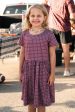 Youth-Girls Dress-Texas Maroon And Grey For Discount