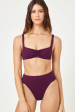 LSPACE - EFFIE BIKINI TOP MERLOT Fashion