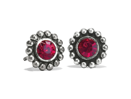 {Brighton} Twinkle Mini Post Earrings-Garnet For Cheap