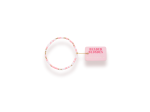 [Beaded Blondes] Pink & White Sprinkle Standard Bracelet Online