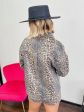 Leopard Glimmer Sequin Jacket Cheap