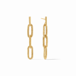 [Julie Vos] Cheval Paperclip Link Earring-Gold Fashion