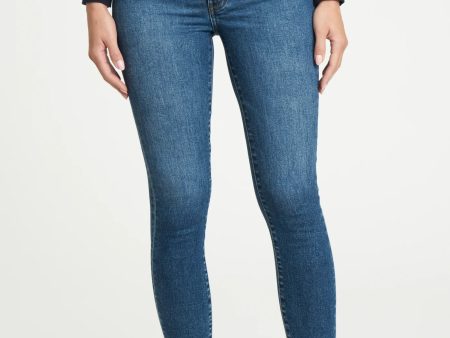 DAZE - CALL YOU BACK MID RISE SKINNY IN DOUBLE TEXT Cheap