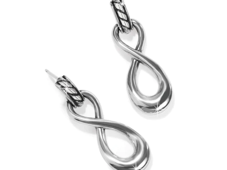 [Brighton] Interlok Infinity Earrings For Cheap