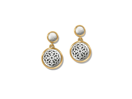 {Brighton} Ferrara Two Tone Luce Drop Earrings Cheap