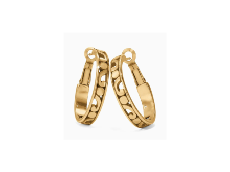 {Brighton} Contempo Medium Hoop Earrings-Gold Hot on Sale