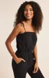 Z SUPPLY - KIARA GAUZE JUMPSUIT BLACK Online Hot Sale