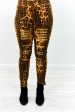 From The Bottom Of My Heart Printed Distressed Denim Jeggings - K592LE For Cheap