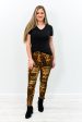 From The Bottom Of My Heart Printed Distressed Denim Jeggings - K592LE For Cheap