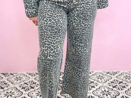 Chic Spots Leopard Pants Online Hot Sale