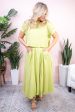 Fancy Idea Lime Green Solid Top - T8847LGN For Cheap