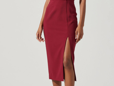 ASTR THE LABEL - MELANI DRESS WINE Online Hot Sale