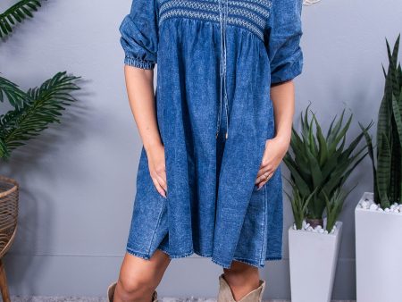 Love Awaits Denim Dress - D5546DN For Discount