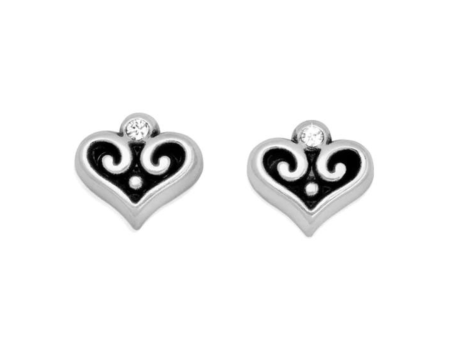 Alcazar Heart Mini Post Earring on Sale