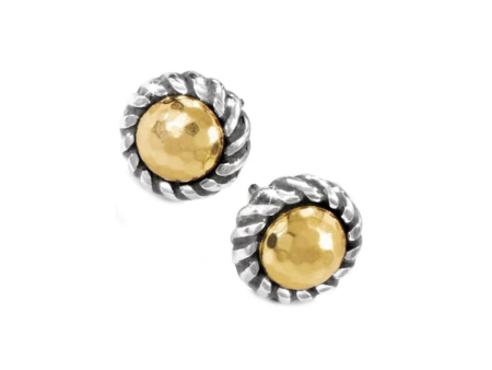 {Brighton} SIL Gold Magic Mini Post Earrings Fashion