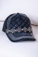 Bling Quilted Baseball Hat - HAT1516 Online